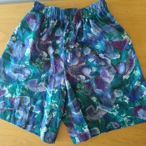 Deadstock Vintage 90s Brindar Design Abstract Pattern Shorts